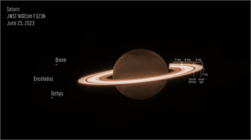 韋伯最新影像曝！土星「冰環」在發光　科學家感到驚...
