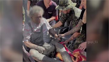 國軍弟兄合力救援！獨居輪椅伯返家受困 社工隔日發...