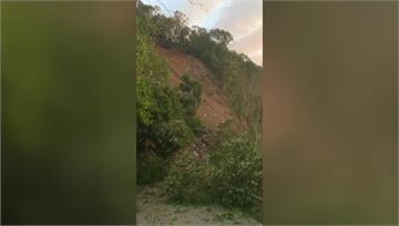 福山植物園聯外道路山崩 園方急宣布閉園