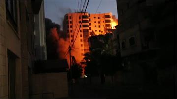 以色列空襲加薩大樓 哈瑪斯火箭射台拉維夫