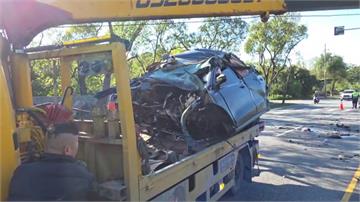 回營區途中...憲兵突失控自撞遭甩出亡 引擎噴飛...