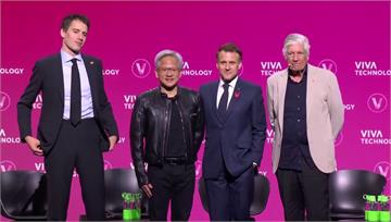 歷史一刻！黃仁勳、法國合作打造歐洲AI生態系 再...