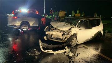 台南後壁區死亡車禍　2轎車碰撞3人喪命