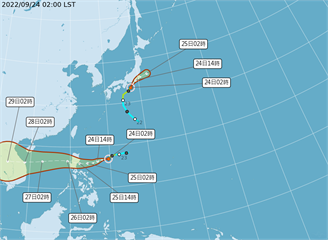 東北風增強「北、東防局部大雨」　雙颱朝日本、呂宋...