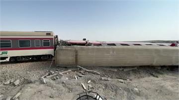 伊朗火車疑撞挖土機 5節車廂脫軌逾21死