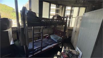 消防局發生火警！左營分隊2樓寢室電線走火 隊員立...