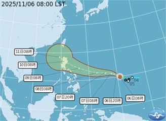 「鳳凰」颱風來勢洶洶 氣象署：週一不排除發布海上...