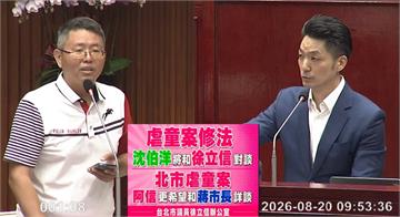 議員徐立信不爽虐童案無行動 質詢嗆蔣「保力達B」...
