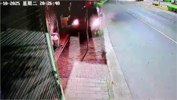 無照駕駛不明原因自撞電杆 車上搜出K毒