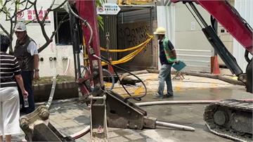 疑建案掏空！高雄大同醫院現「天坑」停水停電 工務...