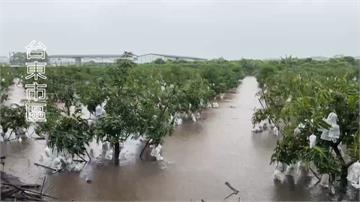 暴雨襲台東 達仁鄉疑見龍捲風、市區道路淹