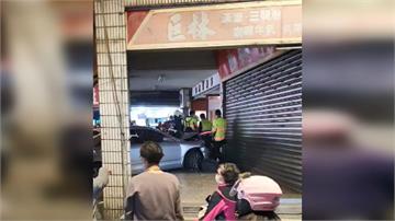 新店轎車衝撞騎樓釀3傷 1人死亡