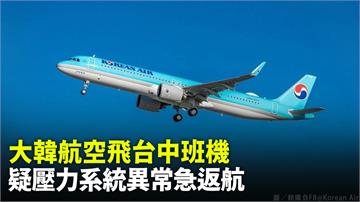 大韓航空驟降2萬多英呎　增壓系統異常急折返