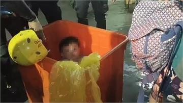 豪雨重創...員警背老人脫困安置 光復慘淹1層樓...
