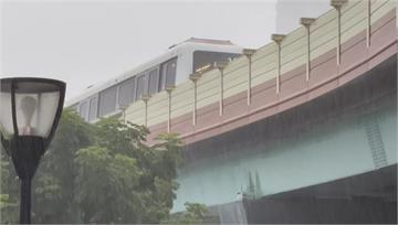巴威強風雨觸陸！文湖線、三鶯線等高架段今暫停營運