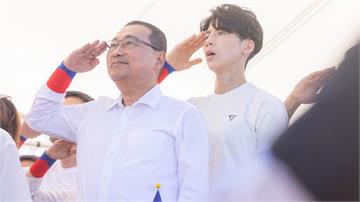 沒去總統府！侯友宜攜手奧運金牌過國慶：每一面國旗...