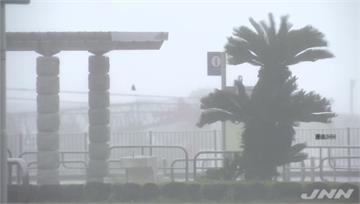 颱風「蒲公英」暴風籠罩日本關東 當局籲嚴防風雨