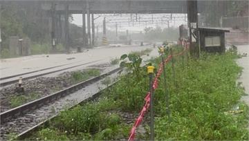 宜蘭豪雨「軌道淹成河」！ 台鐵新馬到蘇澳新雙線中...