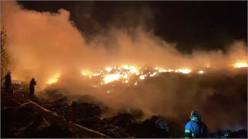 濃煙狂竄！澎湖紅羅掩埋場陷火海 6村里空氣品質恐...