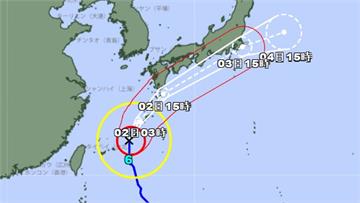 薔蜜颱風直撲沖繩 那霸市風雨轉強路樹倒