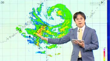 巴威籠罩全台雨彈狂炸　氣象署：最快明晨解除海陸警