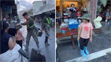贈帽給光復女童國軍是他！ 陳保宏士官長盼居民早日...
