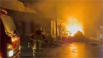 台東成功餐廳傳氣爆火警 消防灌救幸無人受困