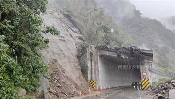 暴雨炸！明隧道又爆坍方 工務段搶通恢復「單向通車...