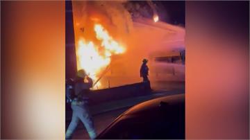 倫敦猶太社區救護車遭縱火爆炸 疑仇恨犯罪警追捕3嫌