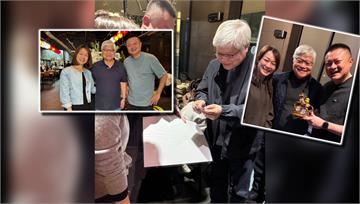 魏哲家現身台中！餐廳慶生被認出 親切與民眾合影