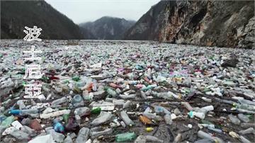 大量垃圾堵河道 波士尼亞驚現「漂浮垃圾場」