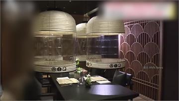 防疫新美學！ 日本餐廳推「燈籠」造型透明罩