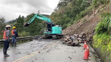 太平山「宜專一線」邊坡崩塌、雙向道路中斷 預計下...
