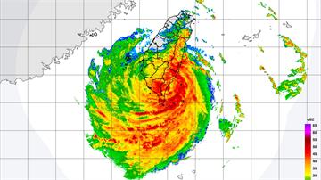 注意強風暴雨  楊柳颱風中心13：00左右於臺東...
