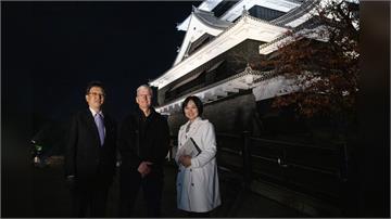 庫克親訪熊本　蘋果：在日本投資逾千億美元