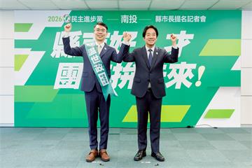 民進黨提温世政參選縣長戰許淑華  賴清德暖喊：不...