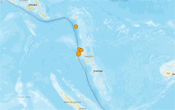 太平洋島國今晨爆規模6.5極淺地震  晃完又有5...