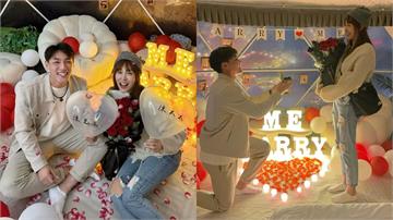 陳晨威背號求婚啾啾「有你才變成我們」！12朵玫瑰...