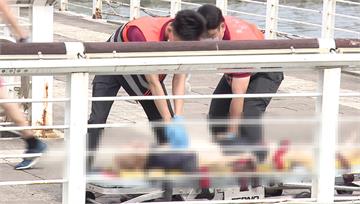 大稻程碼頭9旬落水翁找到「無生命跡象」 救人24...