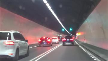 高公局公布雪隧10大龜速車「車號」 7.5萬車遭...