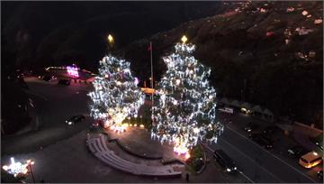 梨山「山谷燈光節」 海拔最高聖誕樹12/1起閃耀...