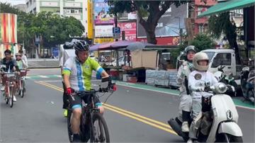 柯文哲巧遇鄭朝方「綠白同框」　談徐欣瑩民調落後：...