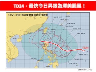 準颱風潭美最快今生成！「這2天」影響台灣最劇　路...