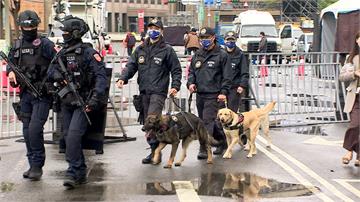 台北跨年反恐精銳盡出！近千警、偵爆犬進行維安