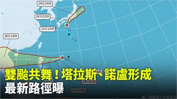 雙颱共舞！第16號颱風「諾盧」生成　最新路徑曝光