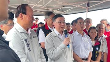 馬太鞍溪南岸要建「超級堤防」卓榮泰宣示百年防洪大...