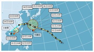 台灣東西兩側「雙颱共舞」！ 沙德爾復活、科羅旺生...
