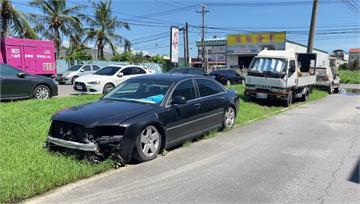 獨／名車零件損壞停牌等維修 慘遇凱米颱風變泡水車...