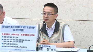 國內首例本土H7新A流基因定序H7N7 疾管署：...