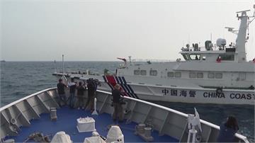 差1米撞中國海警船！ 菲律賓突圍完成仁愛暗沙補給